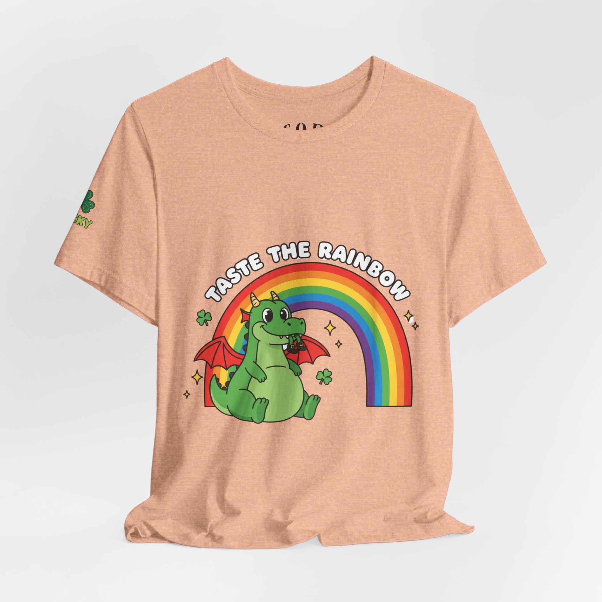 Taste the Rainbow dragon tee | Rainbow dragon graphic t-shirt