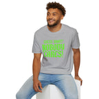 Nobody Cares T‑Shirt — Neon Green "Guess What? Nobody Cares!" Graphic Tee