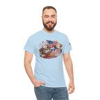 Patriotic Eagle American Flag T-Shirt — USA 1776 Military Tribute Tee