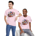 Patriotic Eagle American Flag T-Shirt — USA 1776 Military Tribute Tee