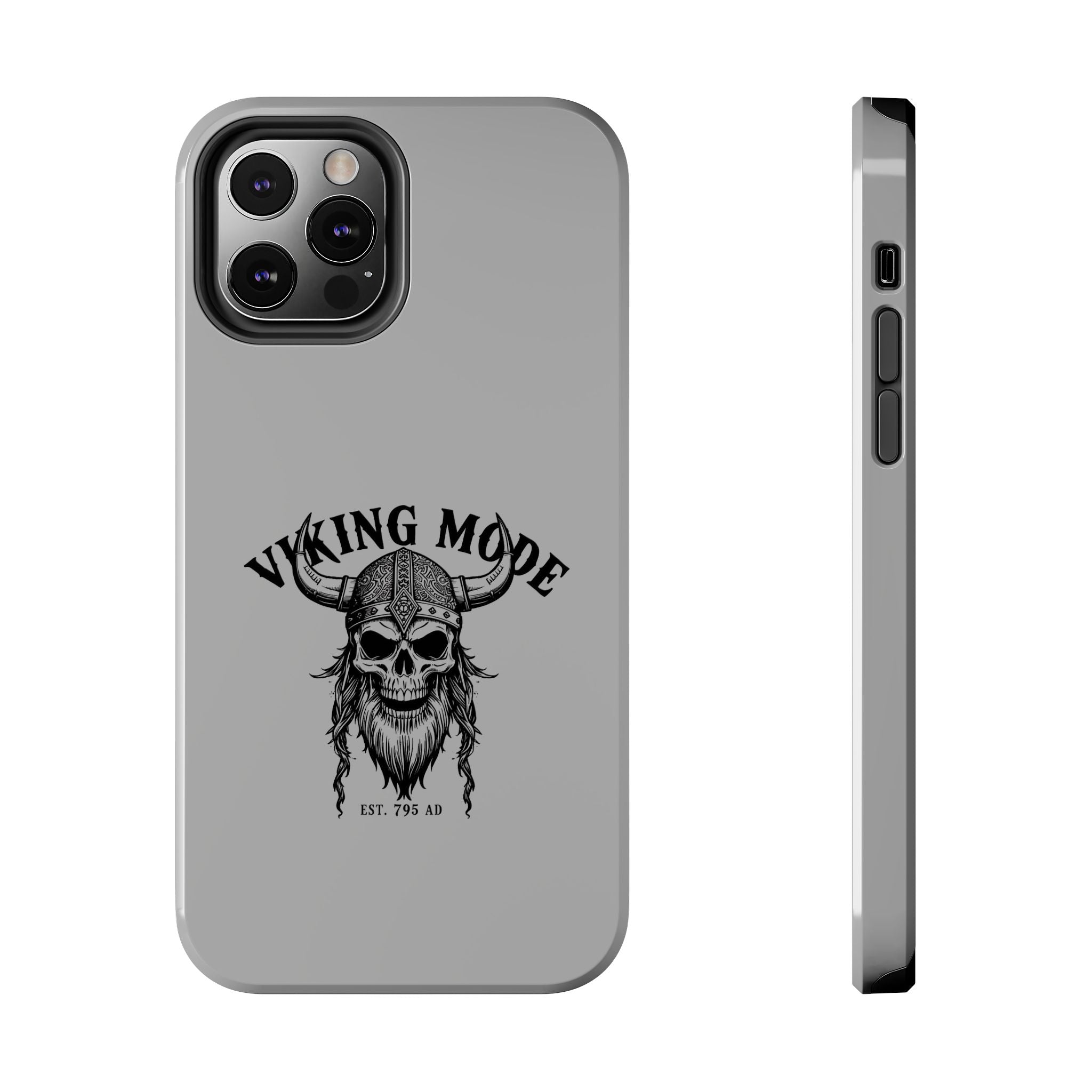 Viking Mode Skull Helmet phone case | Nordic warrior, est. 795 AD