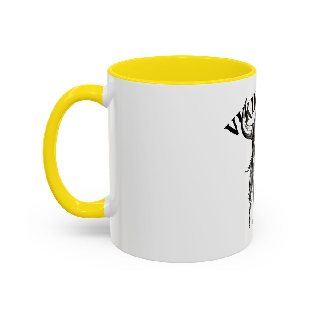 Viking Mode Skull Viking Mug | Accent Coffee Mug 11oz 15oz