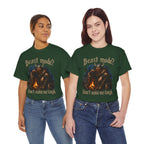 Viking Campfire T-Shirt — "Beast mode? Don’t make me laugh" Graphic Tee
