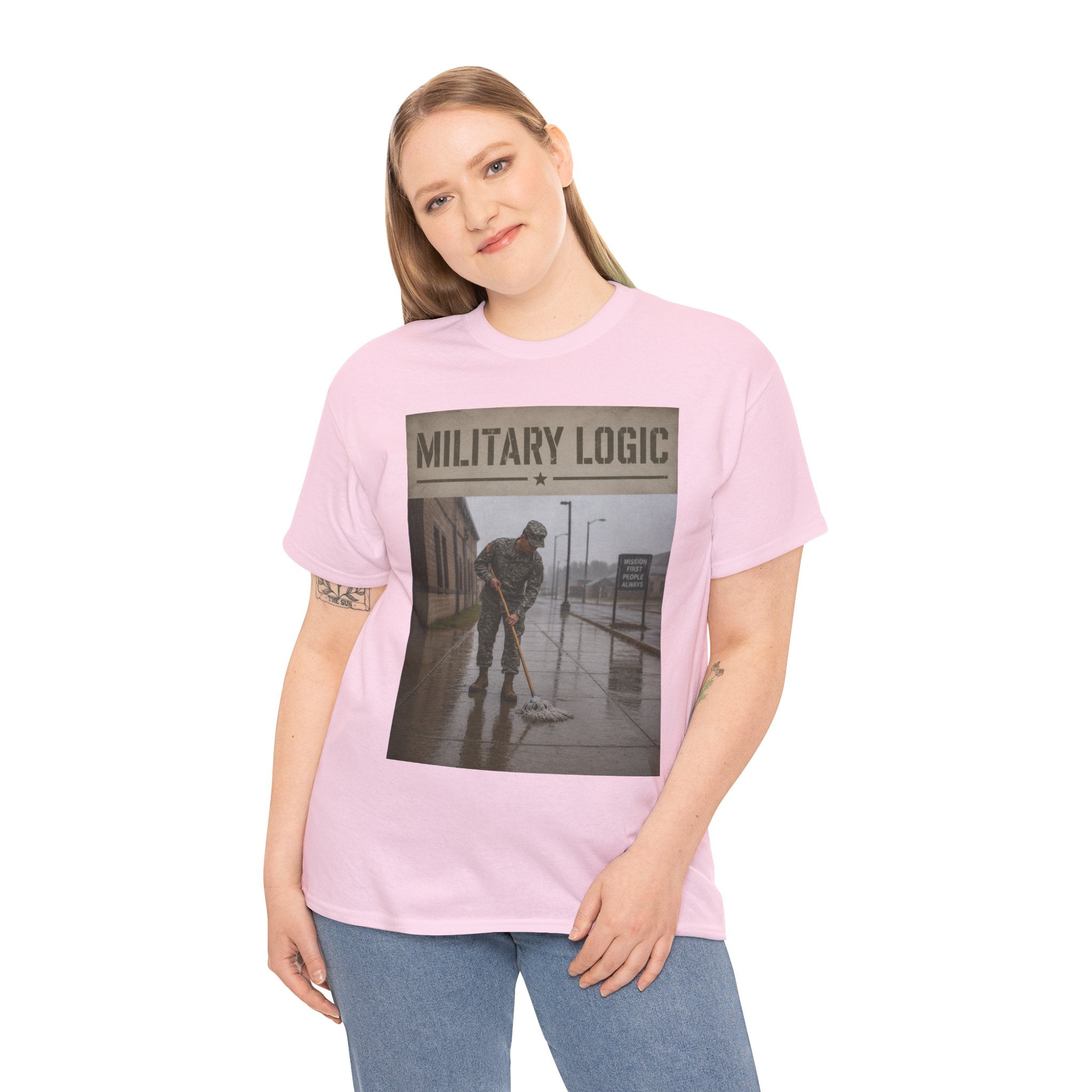 Military Logic T-Shirt — Vintage Military Humor Tee