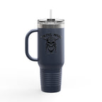 Viking Mode Skull helmet travel mug | 40oz insulated travel mug
