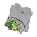 Stop & Smell the Hops Frog T-Shirt | Beer Brewing Graphic Tee