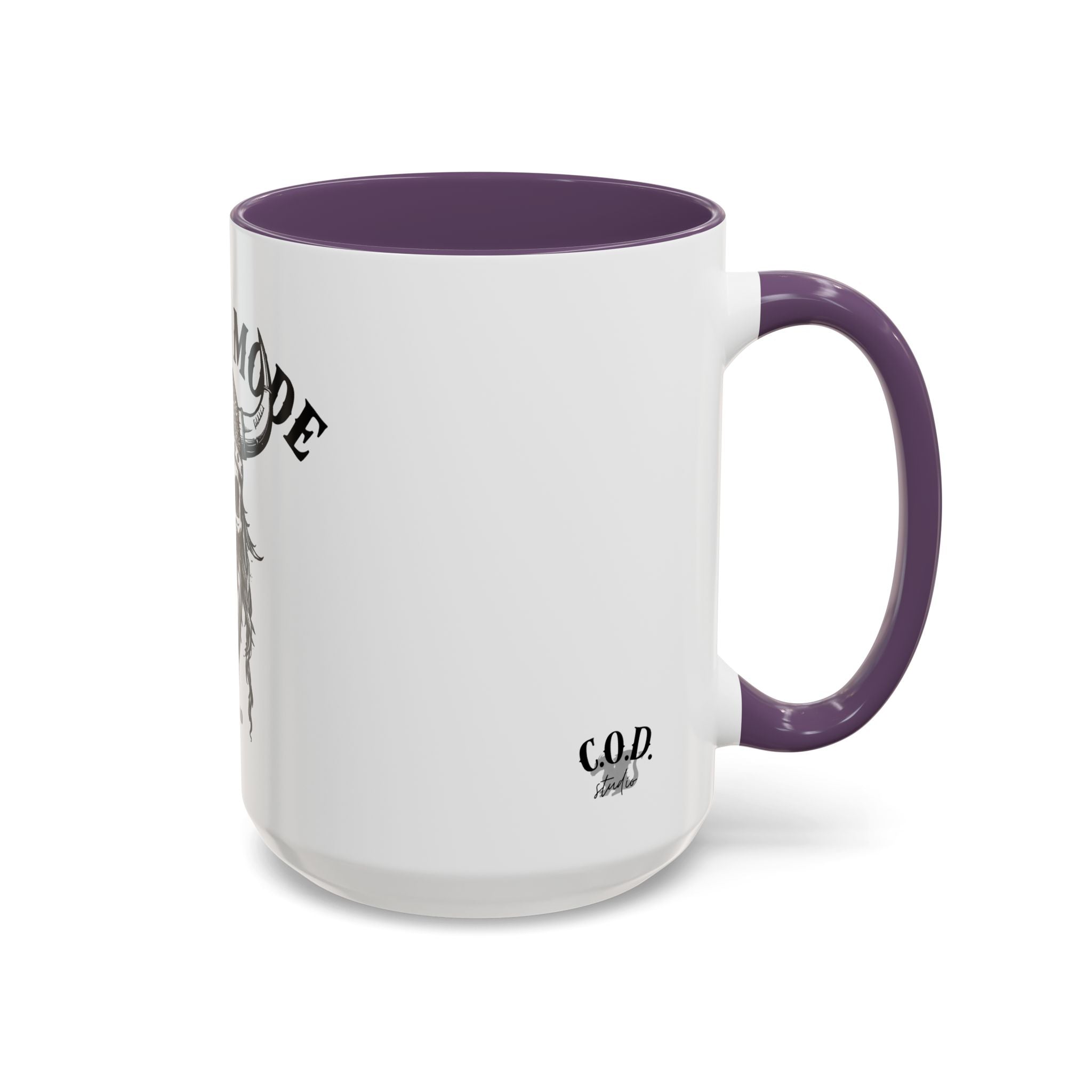 Viking Mode Skull Viking Mug | Accent Coffee Mug 11oz 15oz