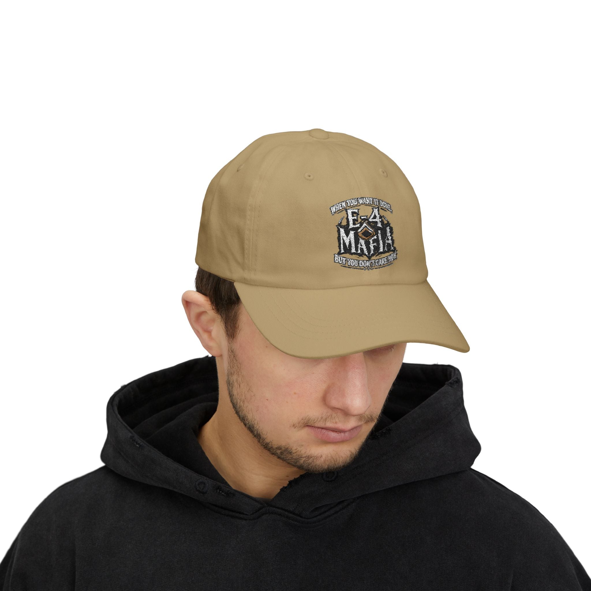 E-4 Mafia' Embroidered Classic Baseball Hat