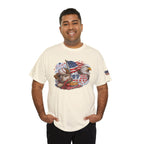 Patriotic Eagle American Flag T-Shirt — USA 1776 Military Tribute Tee