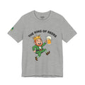 The King of Beers Tee | Leprechaun Holding Beer, St. Patrick's Day Shirt