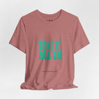 Take It All In tee | Motivational text graphic, minimalist green typography