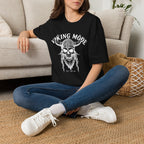 Viking Mode T-Shirt — Skull Horned Helmet Graphic