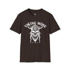 Viking Mode T-Shirt — Skull Horned Helmet Graphic
