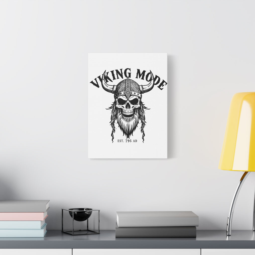 Viking Mode Skull Helmet Matte Canvas