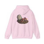 Mushroom Skull Hoodie — Gothic Mushroom Graveyard RIP Pullover