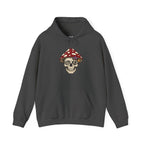 Mushroom Skull Hoodie — Gothic Mushroom Graveyard RIP Pullover