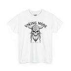Viking Mode Skull Viking T-shirt | Norse Helmet Skull Graphic Tee