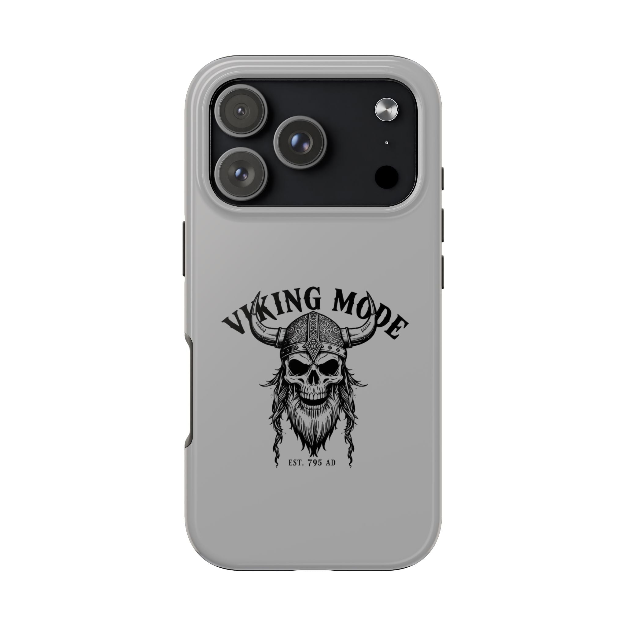 Viking Mode Skull Helmet phone case | Nordic warrior, est. 795 AD