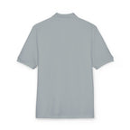 Embroidered Floral Crest Polo Shirt — 'Where Flowers Bloom' Chest Logo