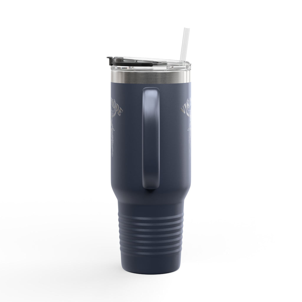 Viking Mode Skull helmet travel mug | 40oz insulated travel mug