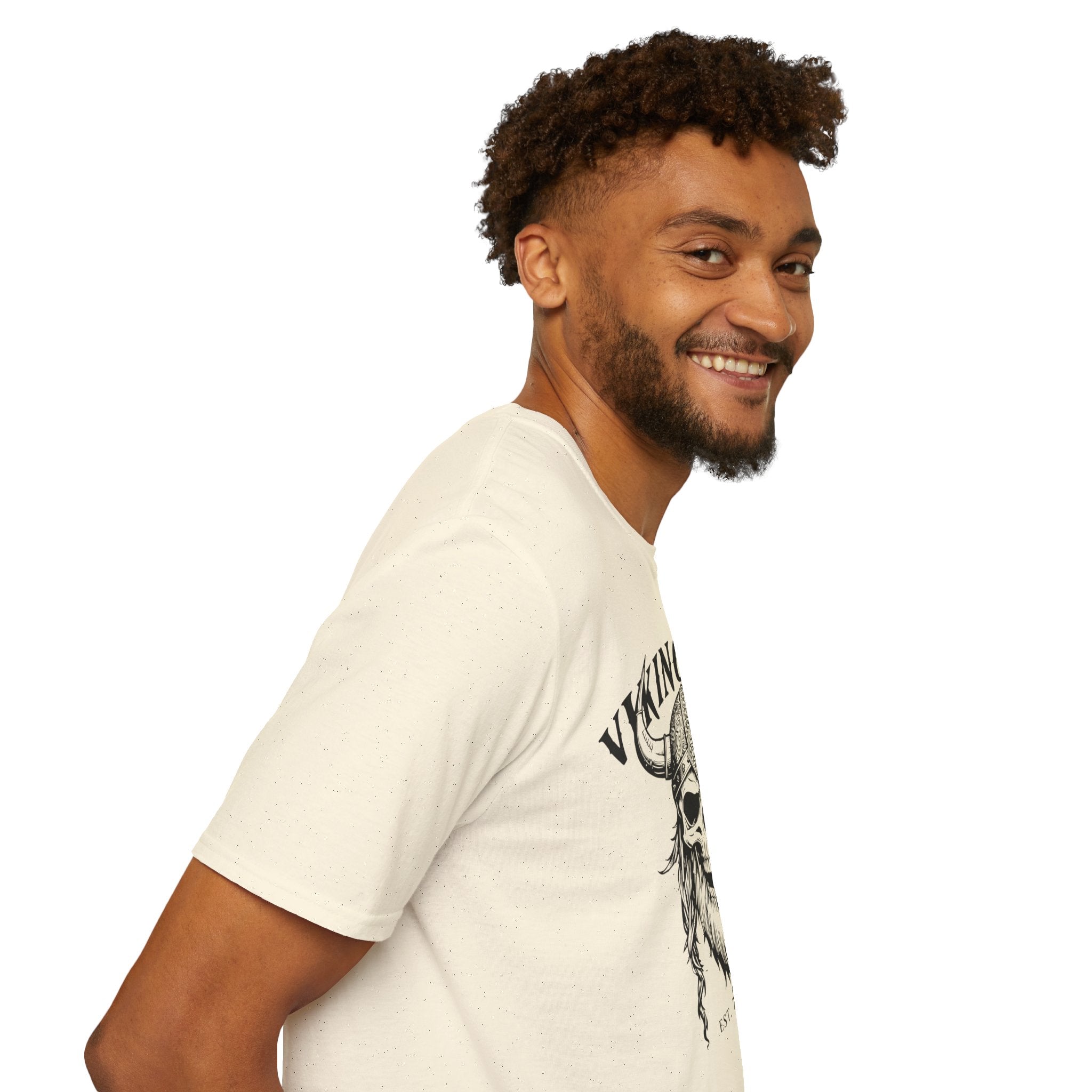 Viking Mode T-Shirt — Skull Horned Helmet Graphic