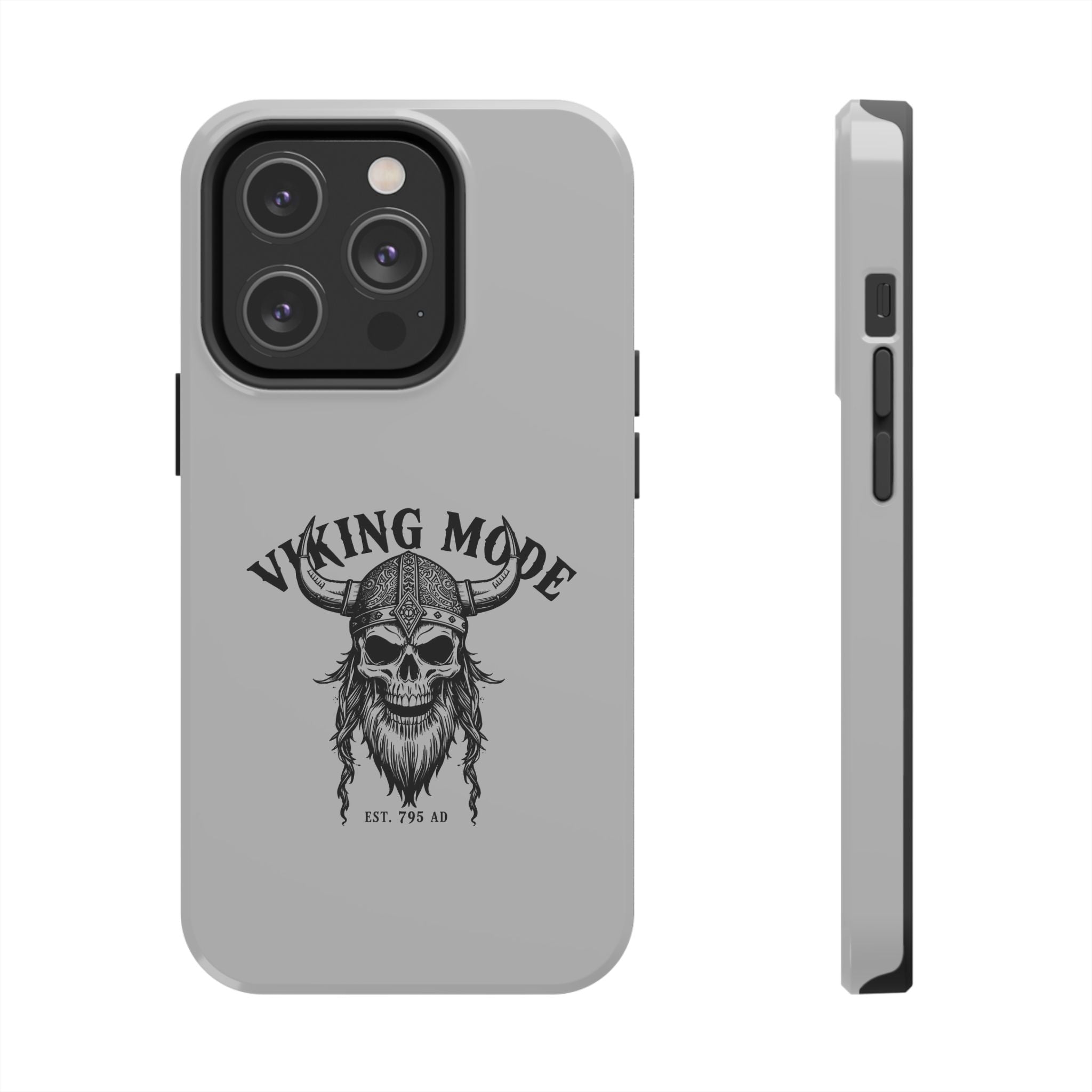 Viking Mode Skull Helmet phone case | Nordic warrior, est. 795 AD