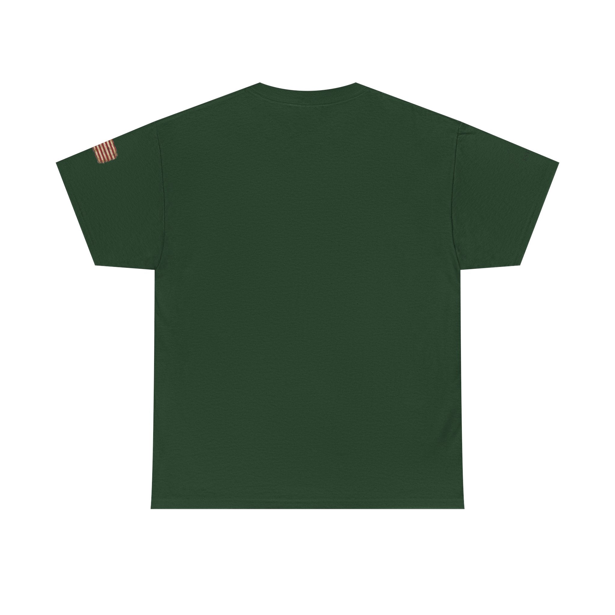 Patriotic Soldier Silhouette Tee — American Flag Military Veteran T-Shirt