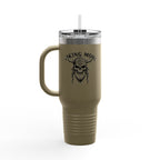 Viking Mode Skull helmet travel mug | 40oz insulated travel mug