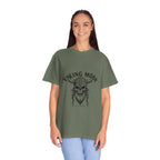 Viking Mode Skull Viking T-shirt | Norse Helmet Skull Graphic Tee