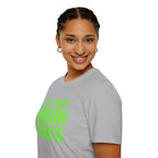 Nobody Cares T‑Shirt — Neon Green "Guess What? Nobody Cares!" Graphic Tee