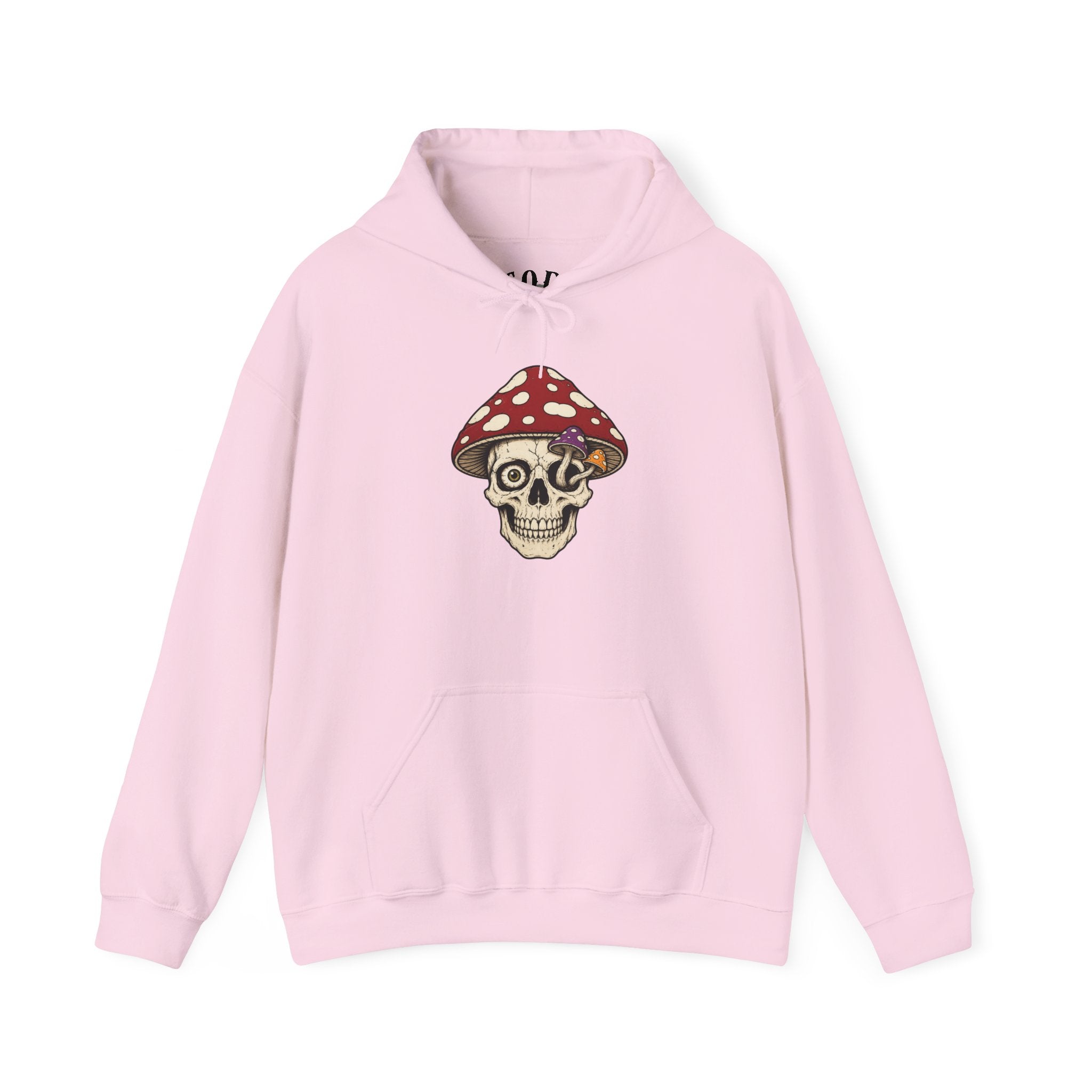 Mushroom Skull Hoodie — Gothic Mushroom Graveyard RIP Pullover
