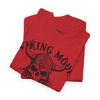 Viking Mode Skull Viking T-shirt | Norse Helmet Skull Graphic Tee