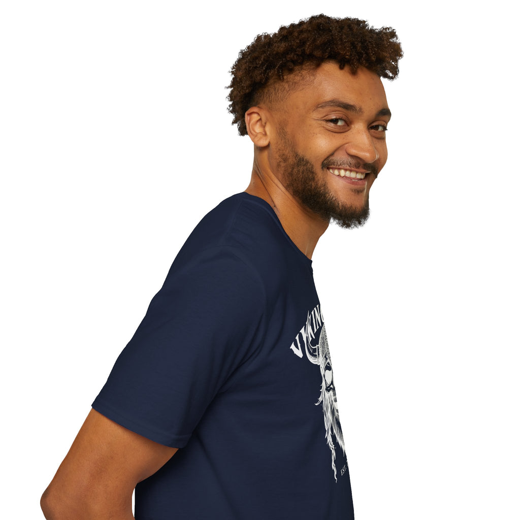 Viking Mode T-Shirt — Skull Horned Helmet Graphic