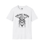 Viking Mode T-Shirt — Skull Horned Helmet Graphic