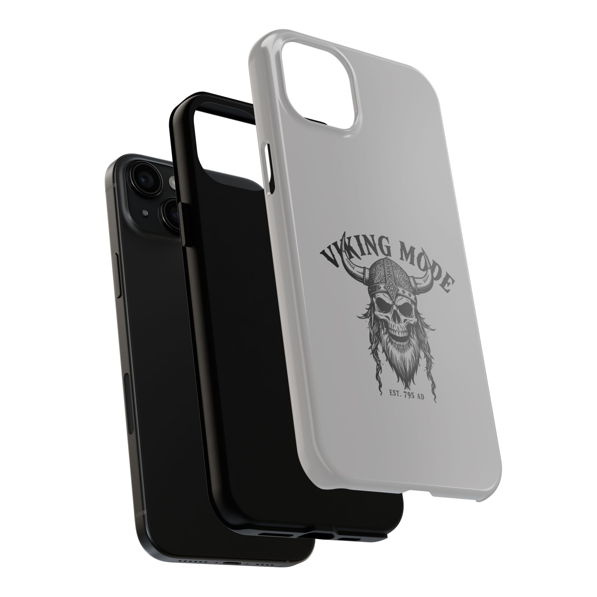 Viking Mode Skull Helmet phone case | Nordic warrior, est. 795 AD