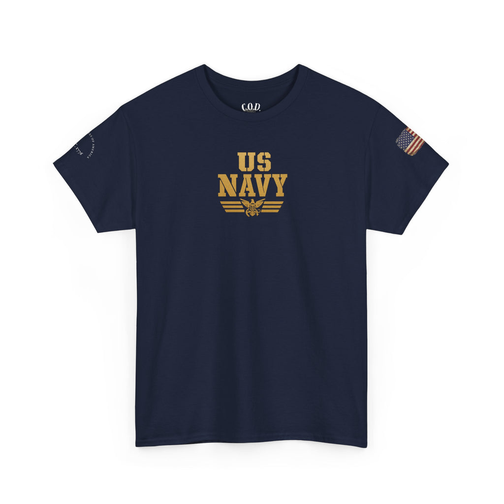 US Navy 'Shore Leave Today, Safety Brief Tomorrow' Graphic Tee