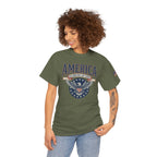 America Patriotic T‑Shirt – "America Celebrating 250 Years" Eagle Emblem