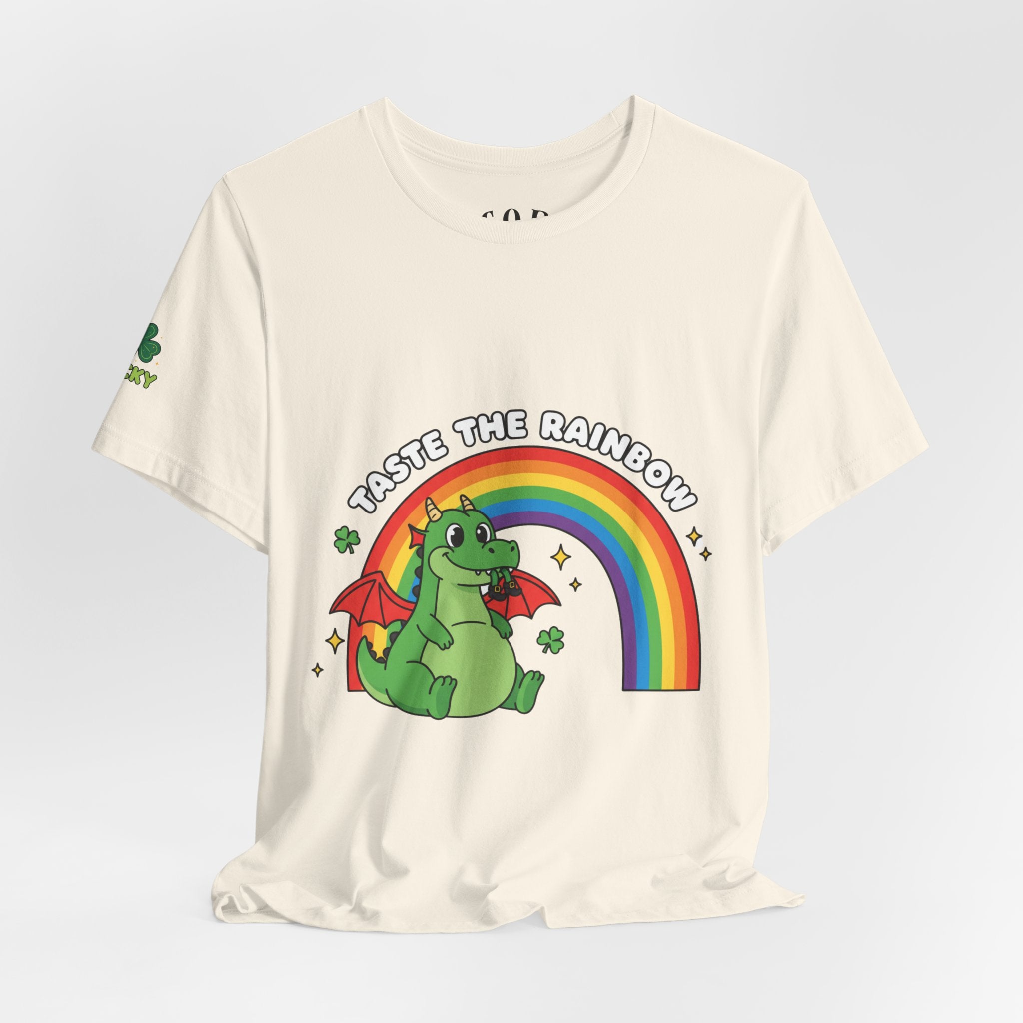 Taste the Rainbow dragon tee | Rainbow dragon graphic t-shirt