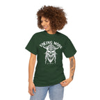 Viking Mode Skull Viking T-shirt | Norse Helmet Skull Graphic Tee