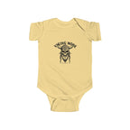 Viking Mode Skull with Horned Helmet Bodysuit | Baby Onesie