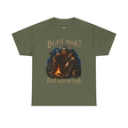 Viking Campfire T-Shirt — "Beast mode? Don’t make me laugh" Graphic Tee