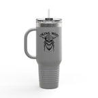 Viking Mode Skull helmet travel mug | 40oz insulated travel mug