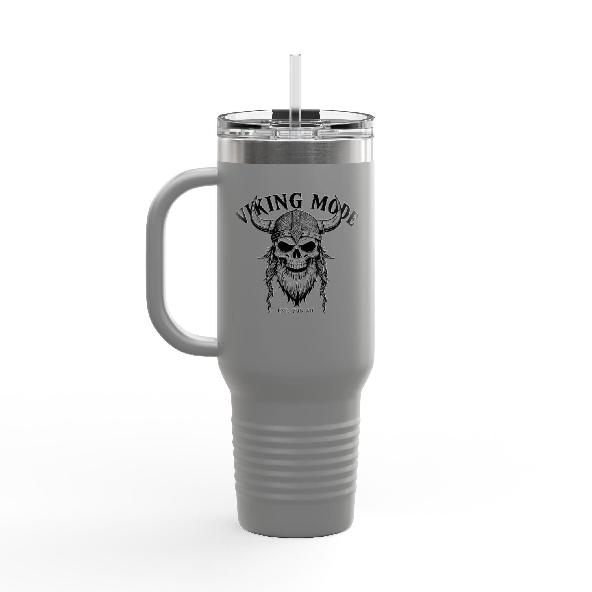 Viking Mode Skull helmet travel mug | 40oz insulated travel mug