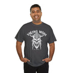 Viking Mode Skull Viking T-shirt | Norse Helmet Skull Graphic Tee