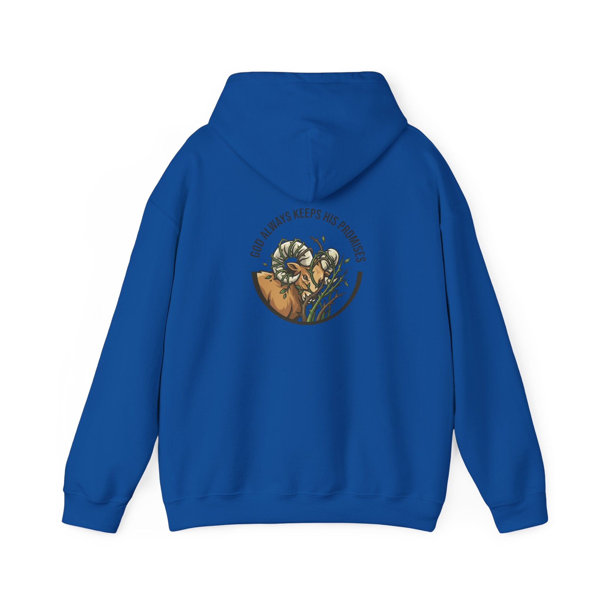 God Always Keeps His Promises hoodie | Ram Antlers Faith Design