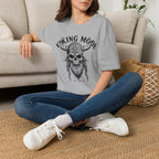Viking Mode T-Shirt — Skull Horned Helmet Graphic