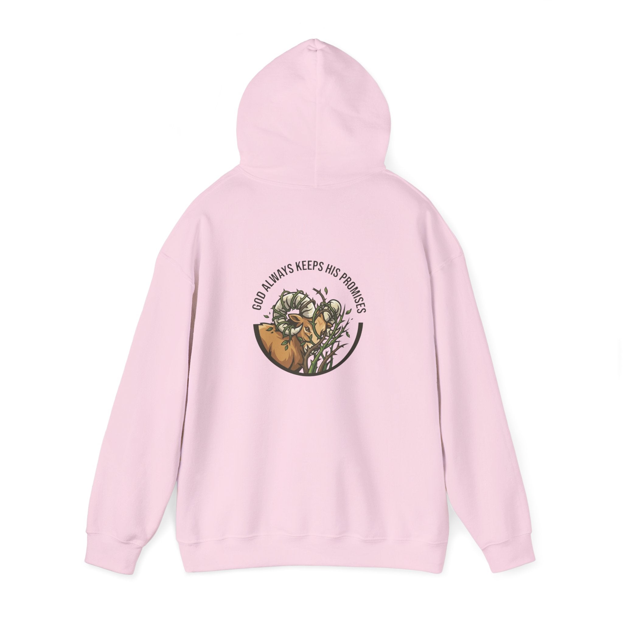 God Always Keeps His Promises hoodie | Ram Antlers Faith Design