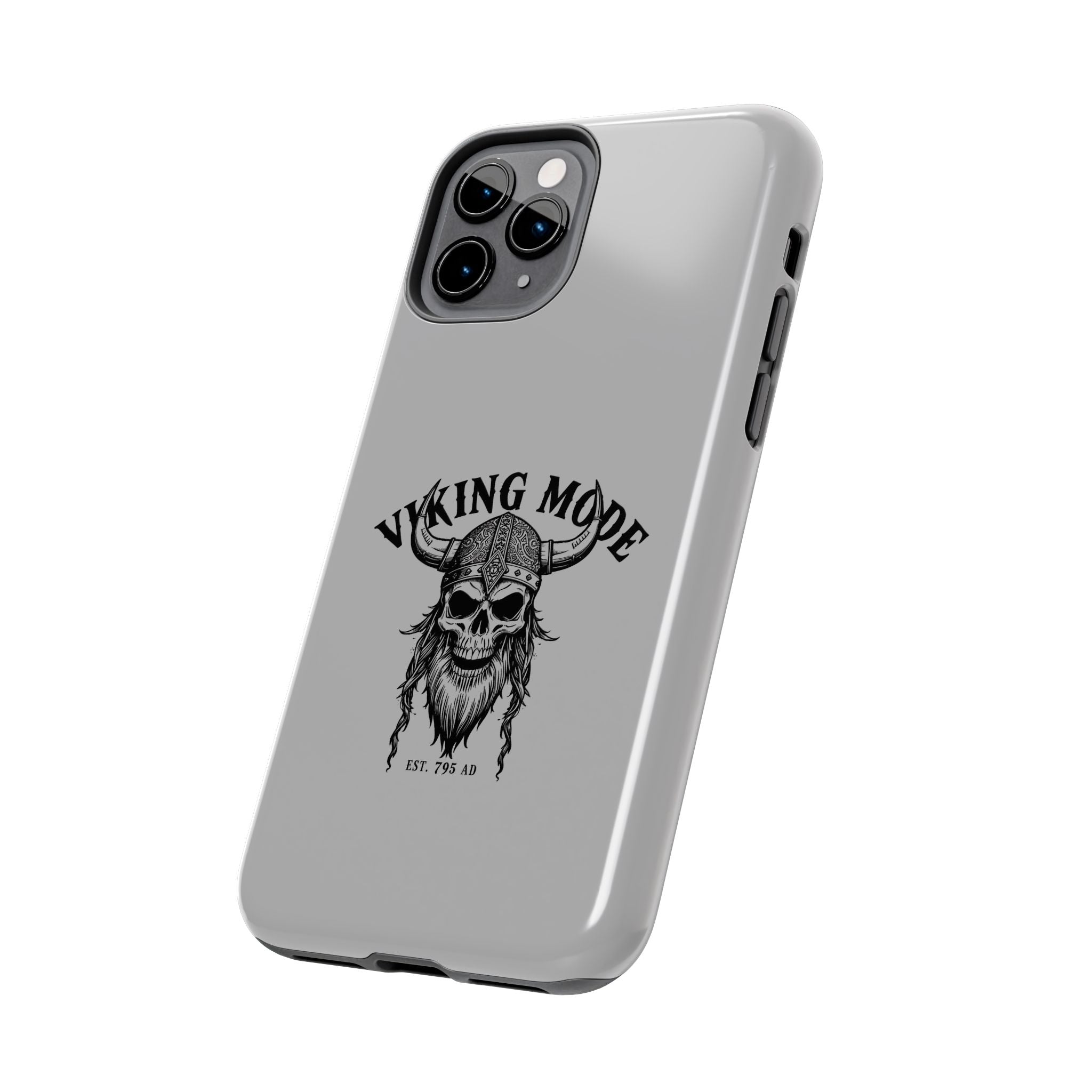 Viking Mode Skull Helmet phone case | Nordic warrior, est. 795 AD