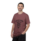 Viking Mode Skull Viking T-shirt | Norse Helmet Skull Graphic Tee
