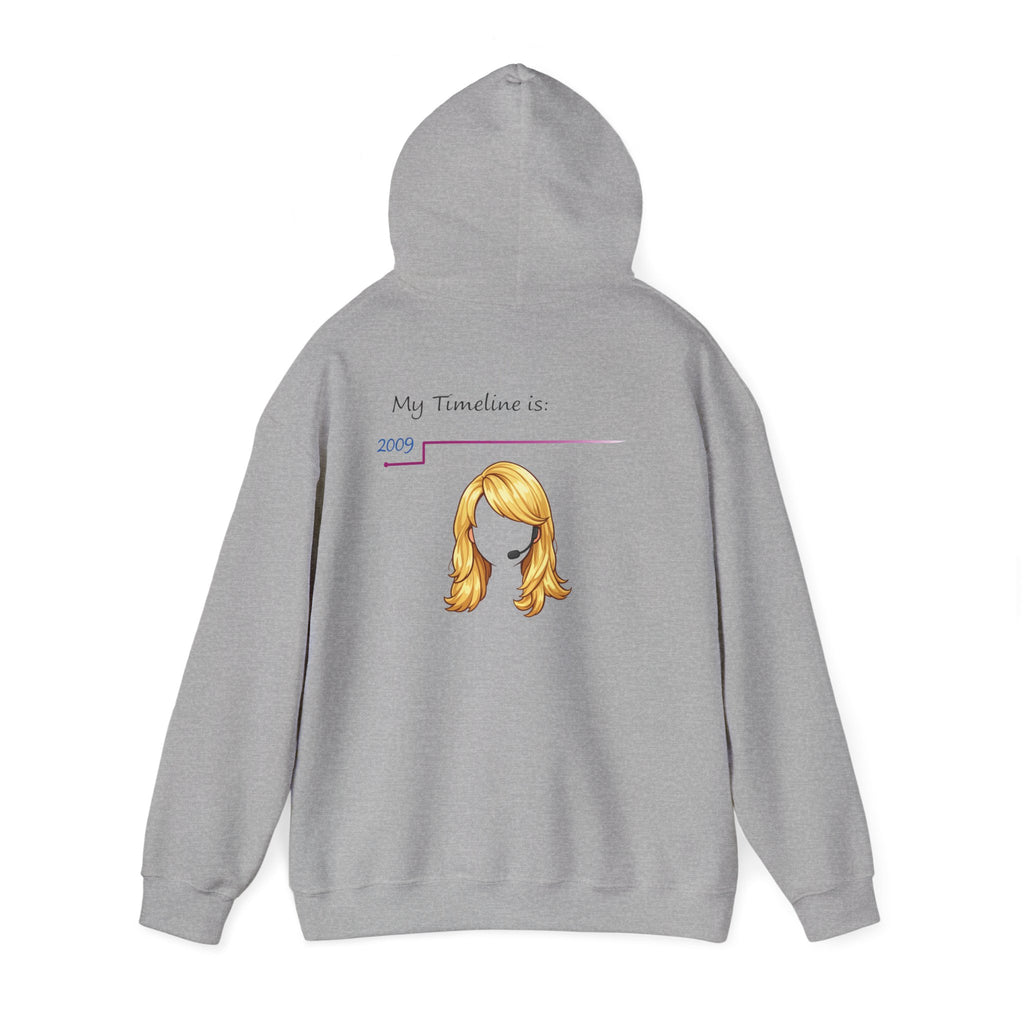 Timeline Hair Illustration Hooded Sweatshirt | Mandela Effect | Britney